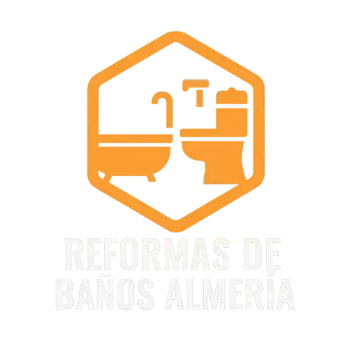 Logo Reformas de Baños Almería con fondo transparente